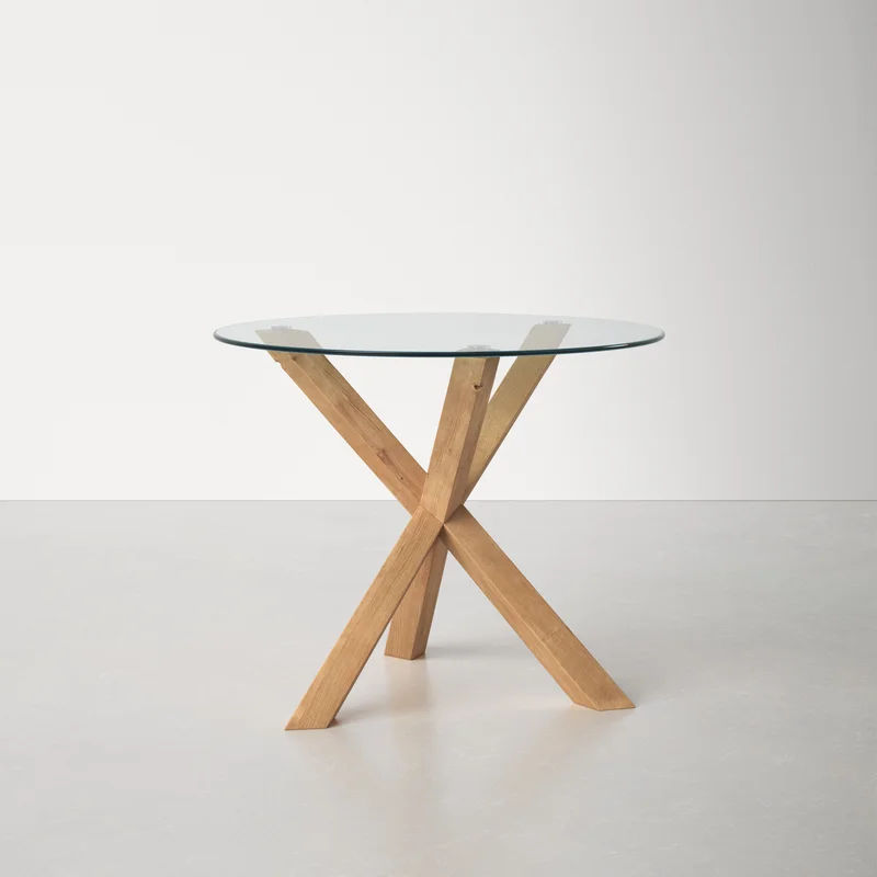 Natural Draves Pedestal Dining Table thumbnail 3