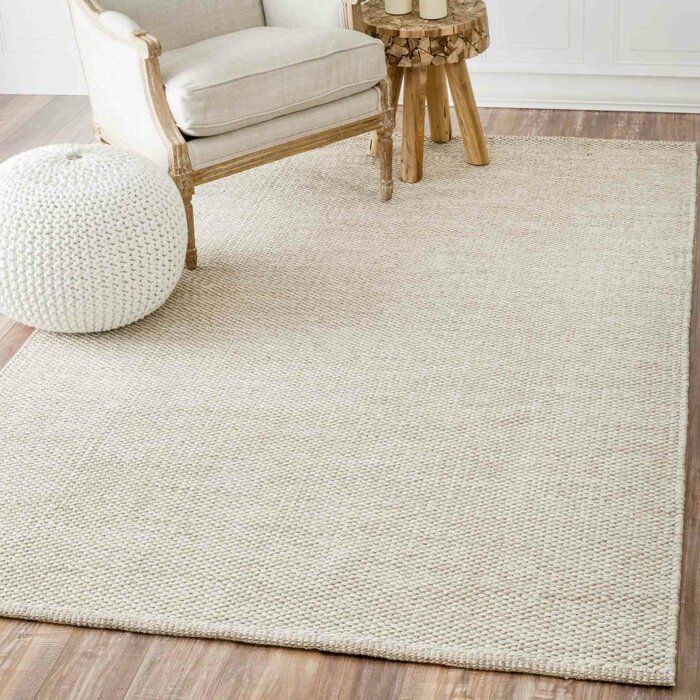 Parnell Handmade Cotton Beige Area Rug-8'6'x11'6" thumbnail 2
