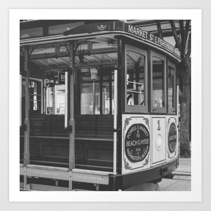 Cable Car Art Print With Frame thumbnail 4