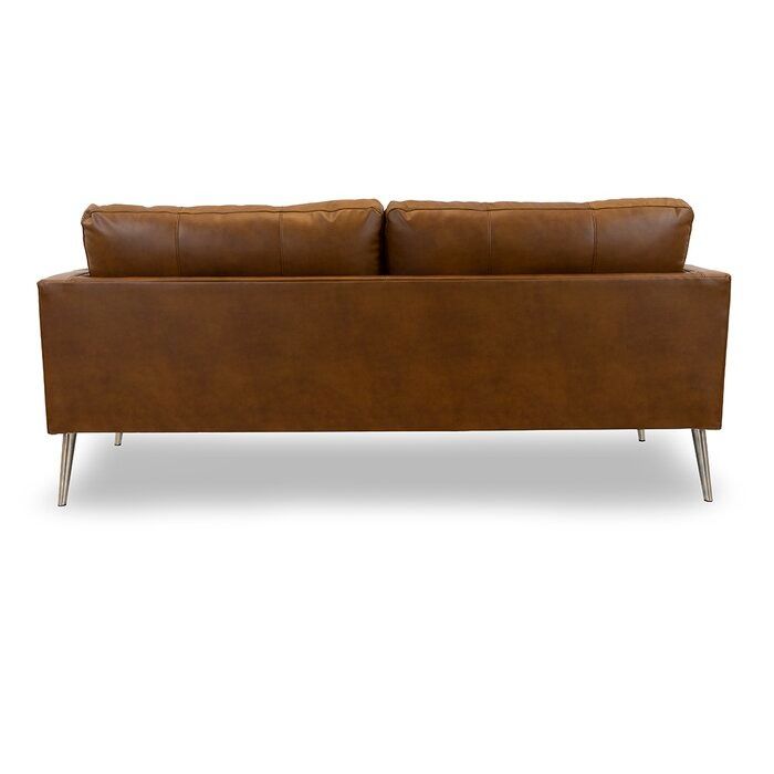 Cayenna Genuine Leather Square Arm Sofa thumbnail 4