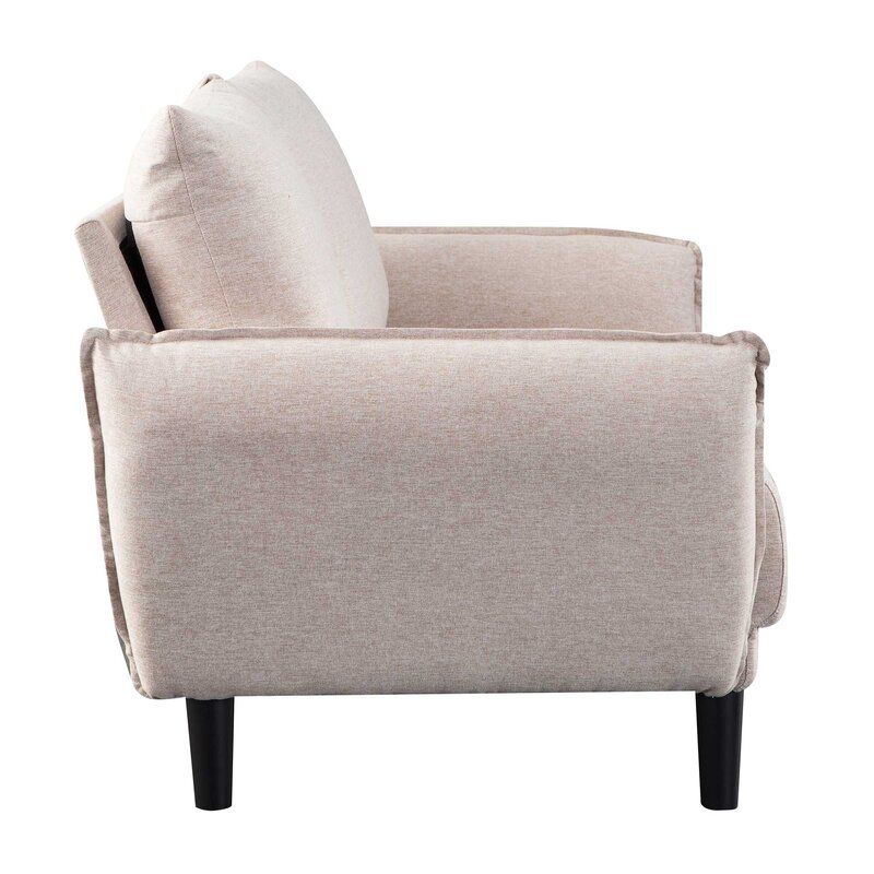 Thistletown Wide Flared Arm Loveseat thumbnail 2