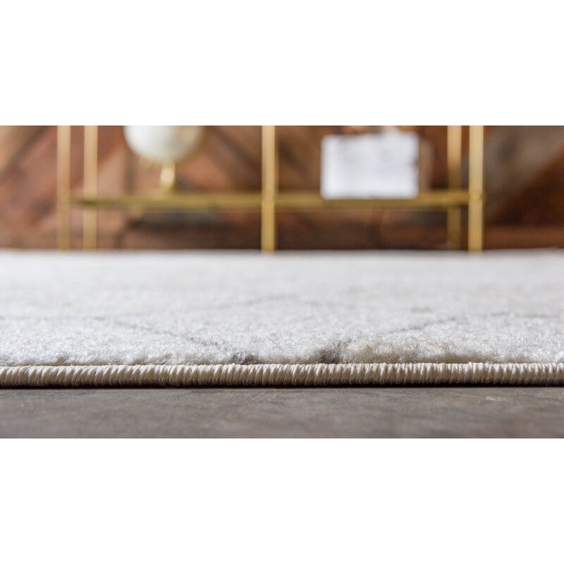 Elborough Geometric Ivory Area Rug thumbnail 5