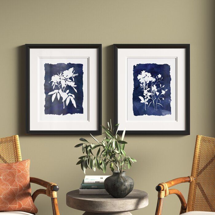 Indigo Botanical Picture Frame thumbnail 7
