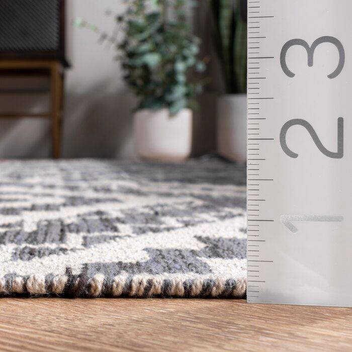 Kleiber Geometric Handmade Flatweave Cotton Area Rug-6'x9' thumbnail 3