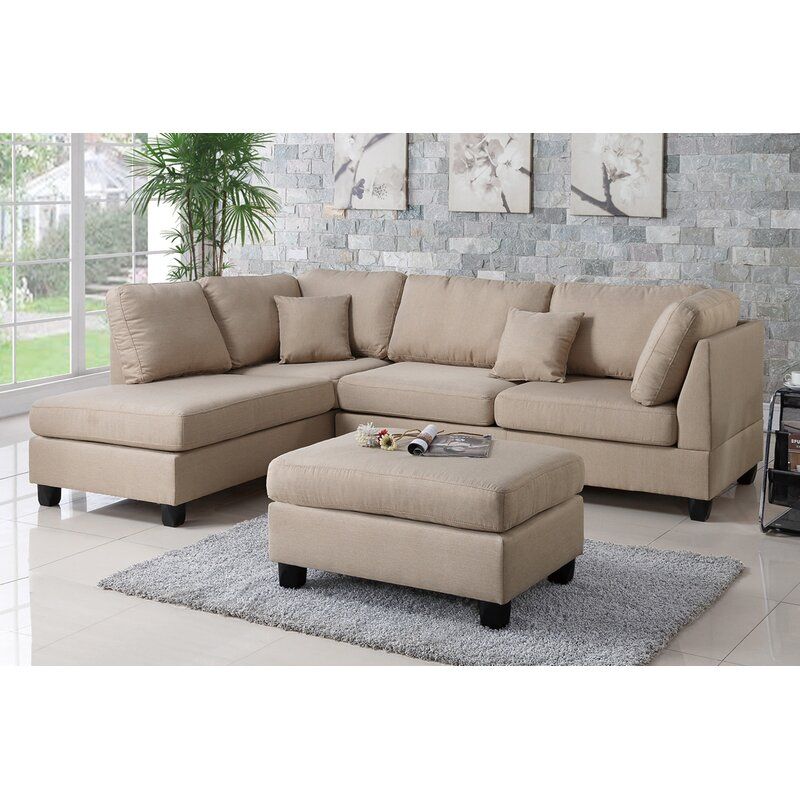 Hemphill Wide Reversible Corner Sectional with Ottoman thumbnail 4