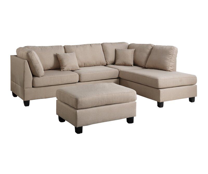 Hemphill Wide Reversible Corner Sectional with Ottoman thumbnail 2