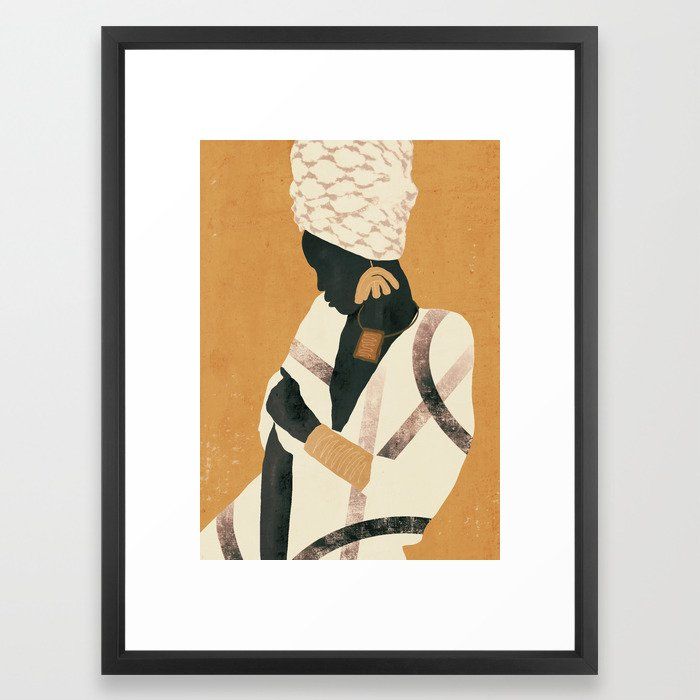 African Woman  Art Print With Frame thumbnail 2