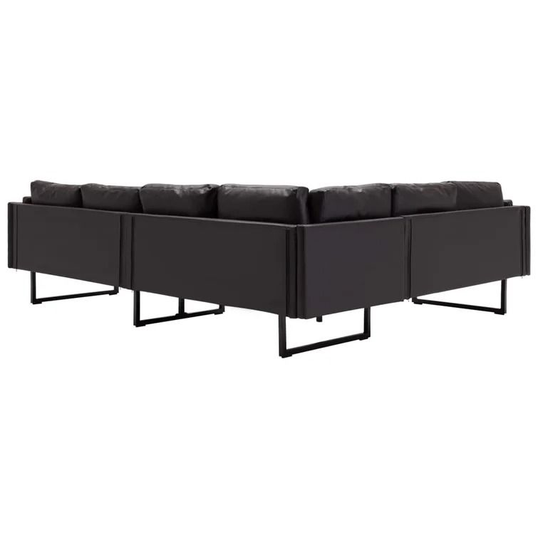 Sheree Leather Corner Sectional thumbnail 3