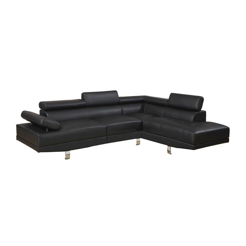 Armadale Wide Faux Leather sofa thumbnail 4
