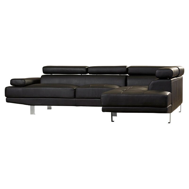 Armadale Wide Faux Leather sofa thumbnail 5