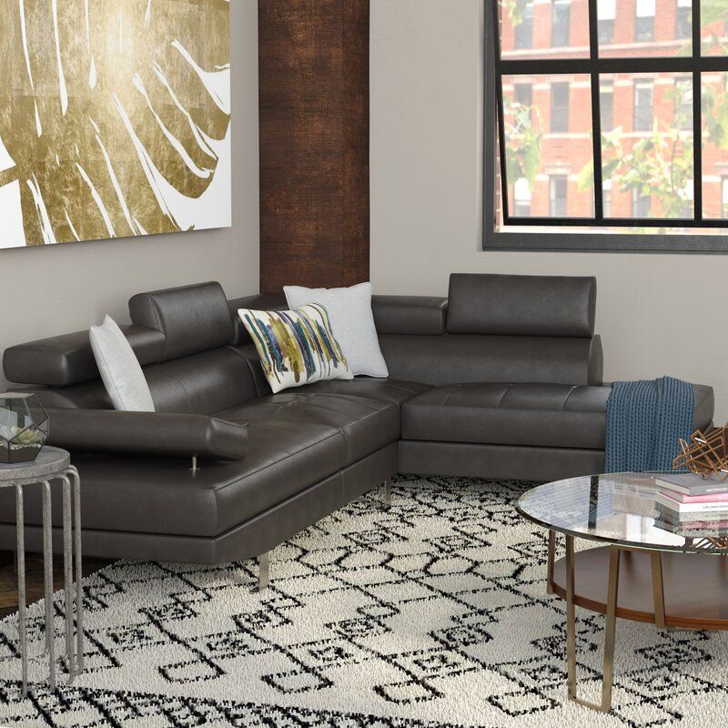 Armadale Wide Faux Leather sofa thumbnail 6