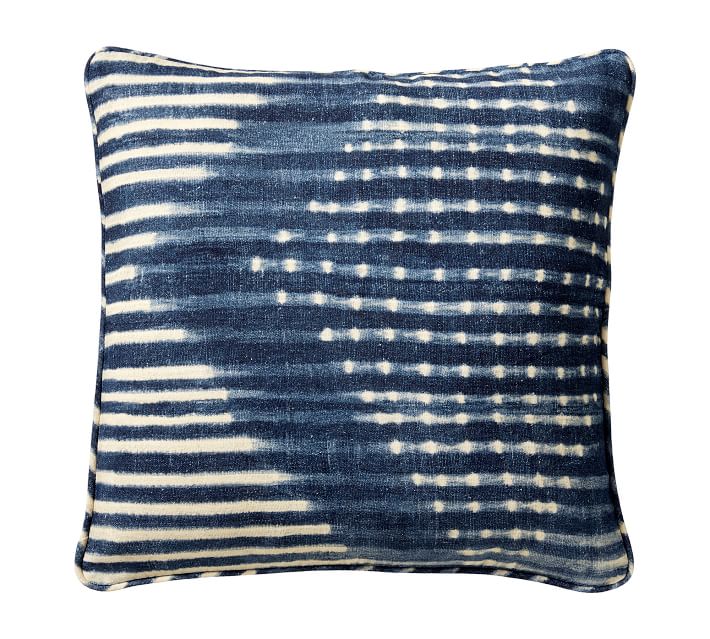 Shibori Diamond Pillow Cover thumbnail 2