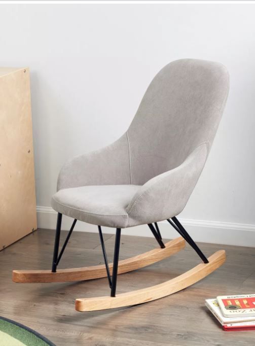 ECR4Kids Children’s Modern Rocking Chair, Upholstered Accent Chair for Kids thumbnail 2