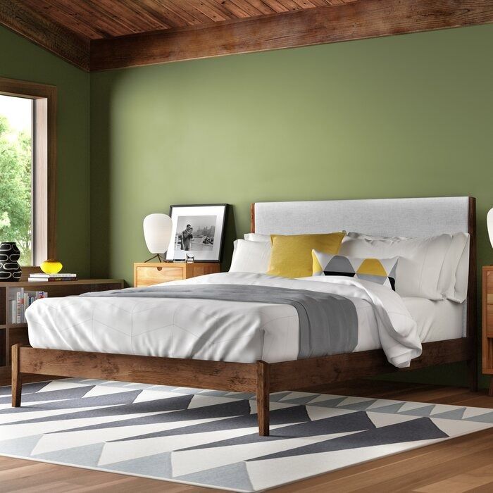 Platt Upholstered Low Profile Platform Bed-King thumbnail 2