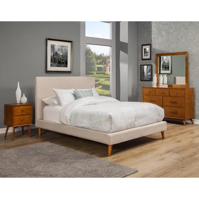 Jakobe Poplar Platform Bed-King thumbnail 2
