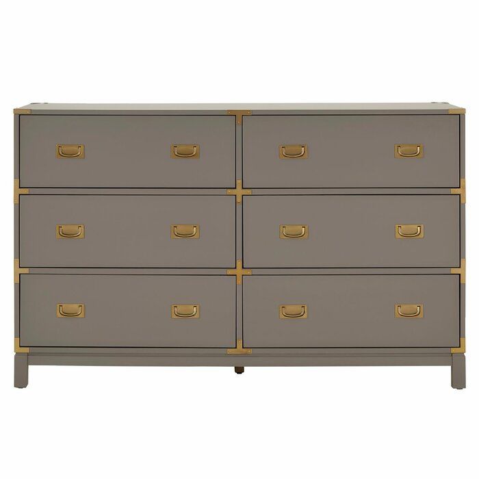 Dania Six Drawer Double Dresser thumbnail 2