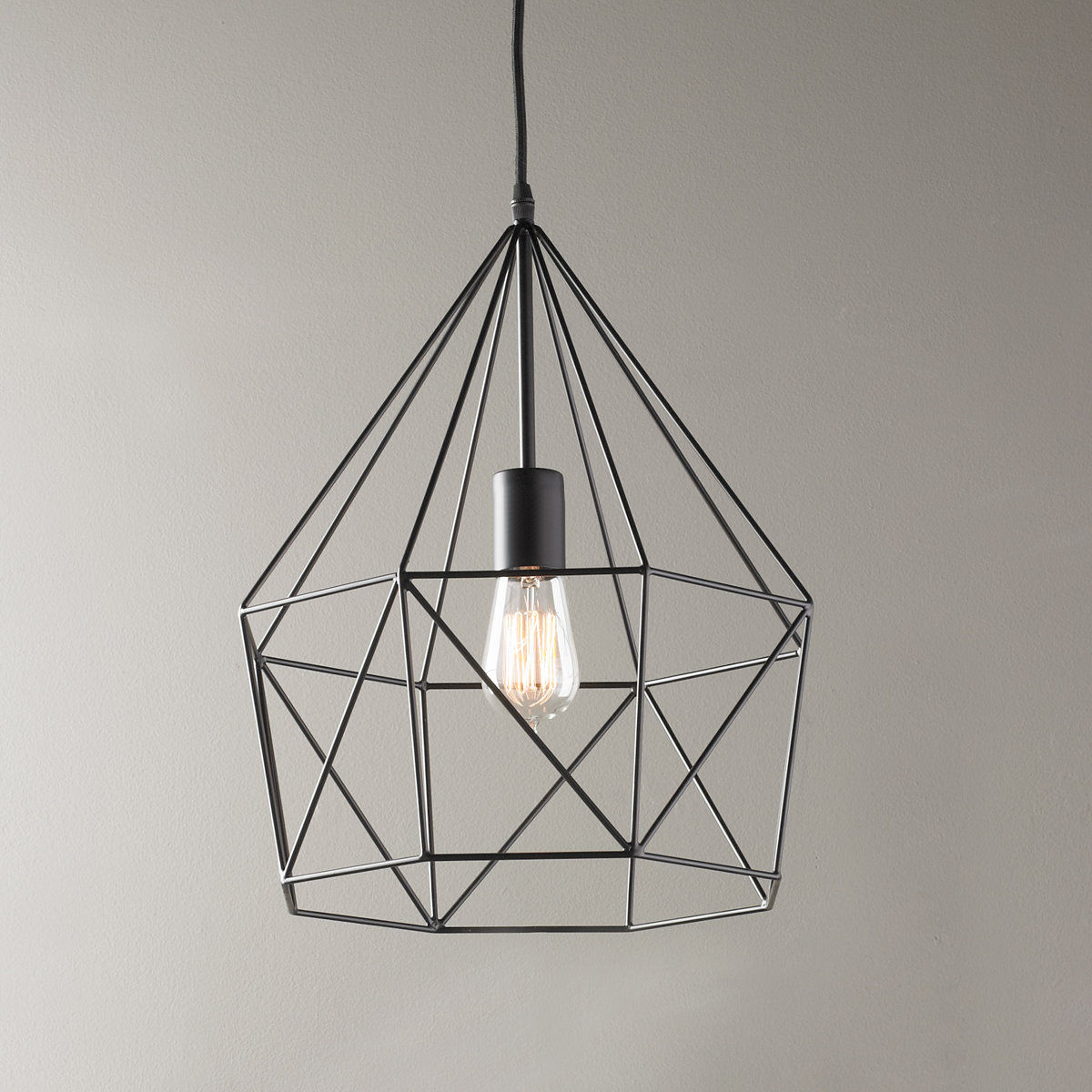 Young House Love Geometric Diamond Lantern thumbnail 2