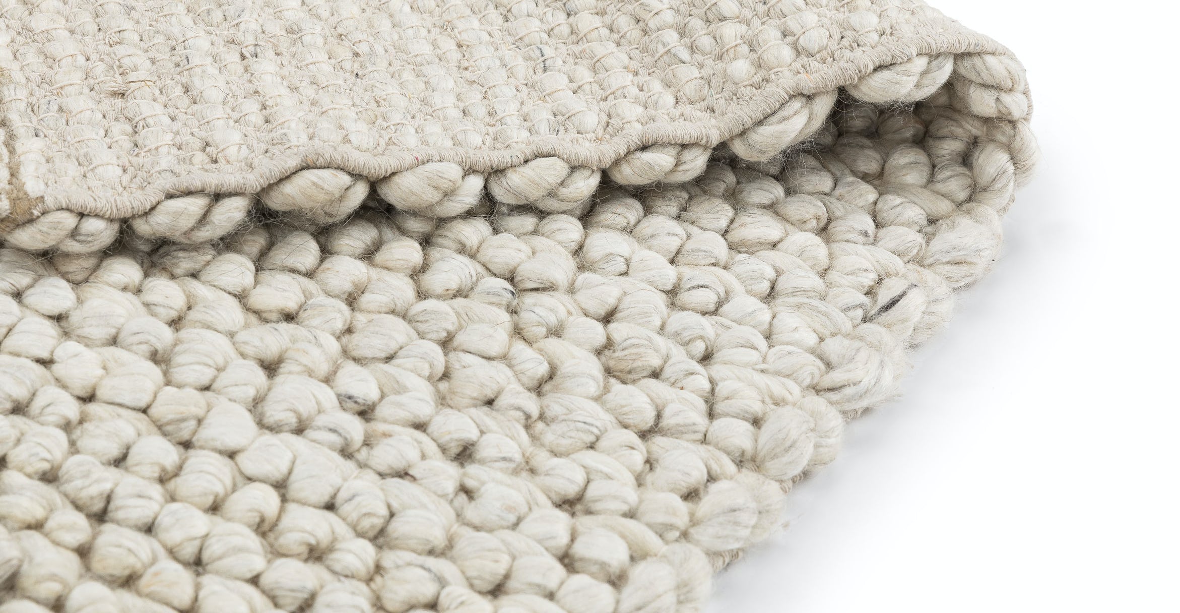 Hira Natural Ivory Rug-5'x8' thumbnail 3
