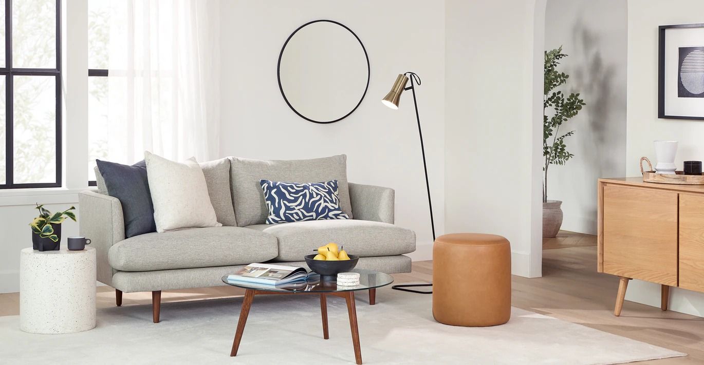 Burrard Seasalt Gray Loveseat thumbnail 2