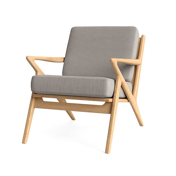 Latte Ace Lounge Chair in Cloud thumbnail 2