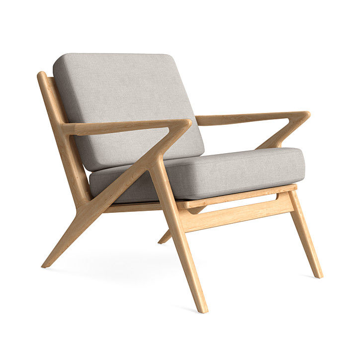 Latte Ace Lounge Chair in Cloud thumbnail 4