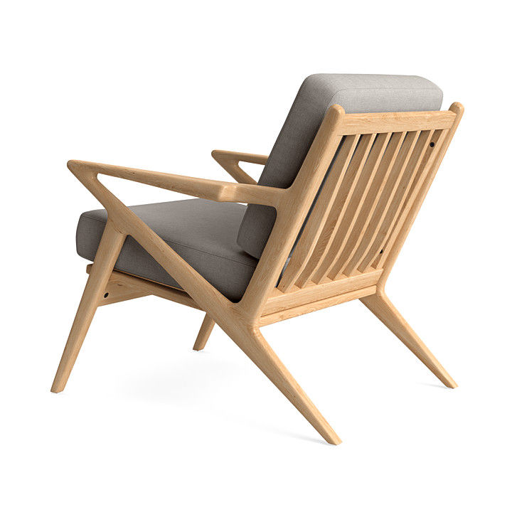Latte Ace Lounge Chair in Cloud thumbnail 5