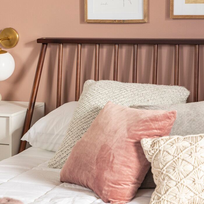 Dorinda Solid Wood Platform Bed-King thumbnail 3
