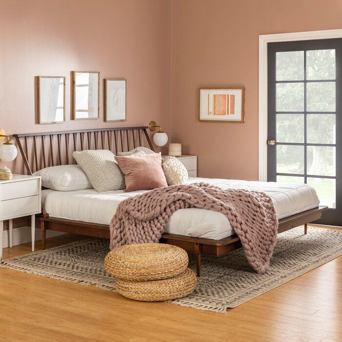 Dorinda Solid Wood Platform Bed-King thumbnail 5