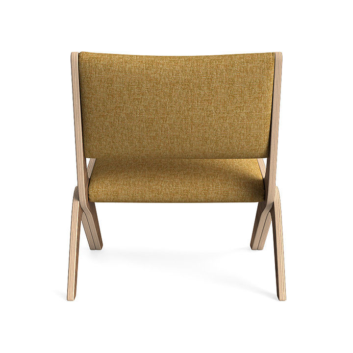 Espresso Arcadia Lounge Chair in Butterscotch thumbnail 2
