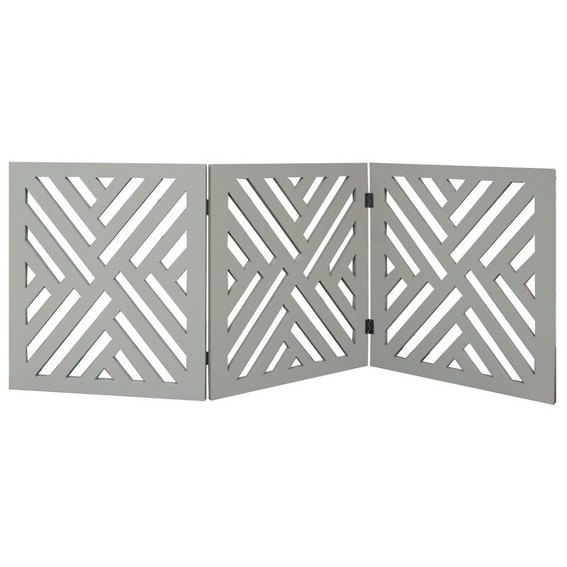 Lattice Free Standing Pet Gate thumbnail 2