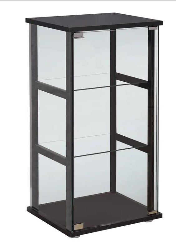 Acelynn 3 Tier Console Curio Cabinet thumbnail 3
