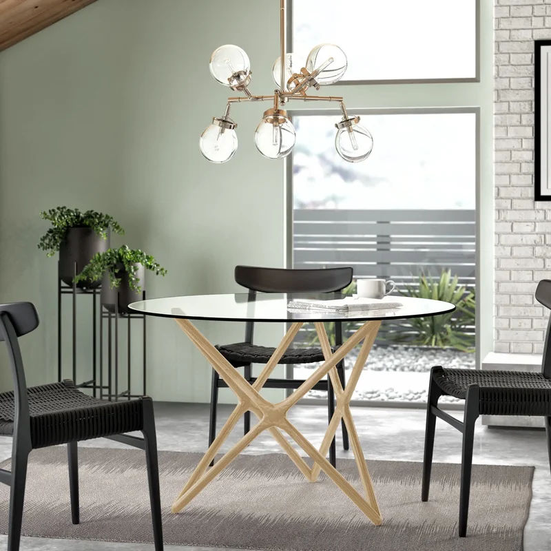 Otta Solid Wood Dining Table thumbnail 2