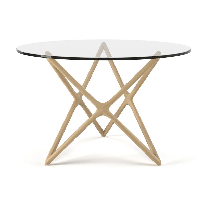Otta Solid Wood Dining Table thumbnail 4