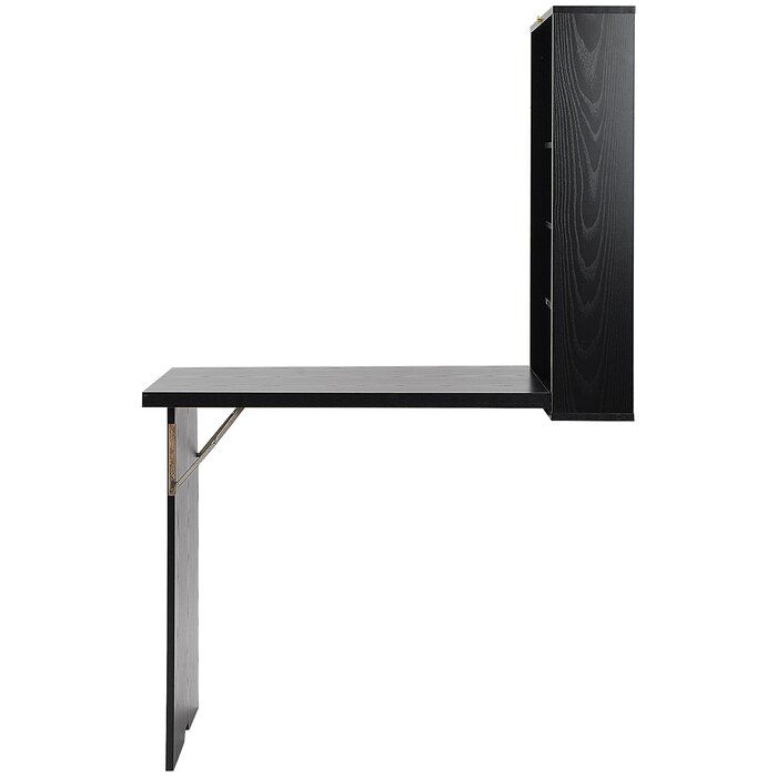 Mitcham Floating Desk with Hutch thumbnail 5