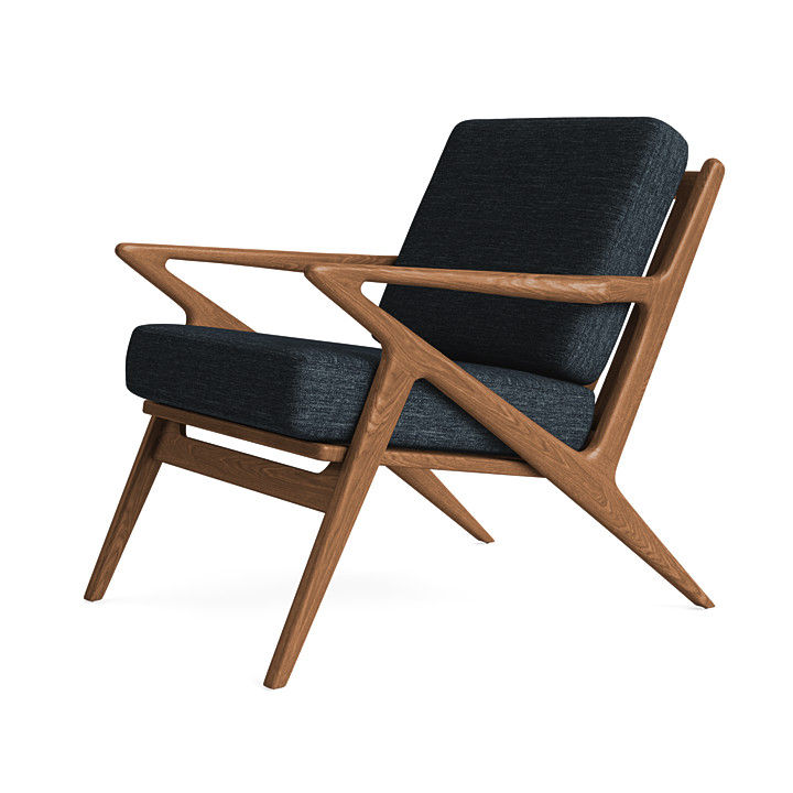 Espresso Ace Lounge Chair in Baltic Blue thumbnail 3