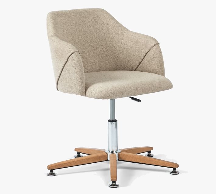 Colusa Upholstered Swivel Desk Chair thumbnail 2