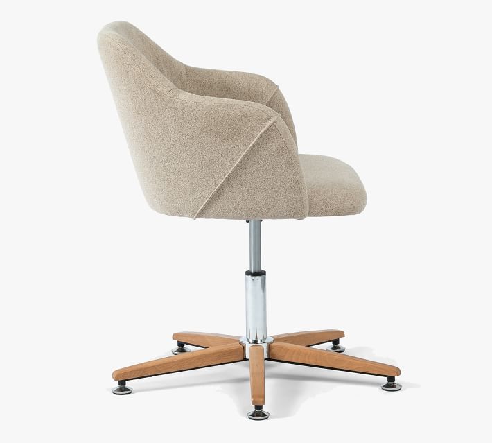 Colusa Upholstered Swivel Desk Chair thumbnail 3