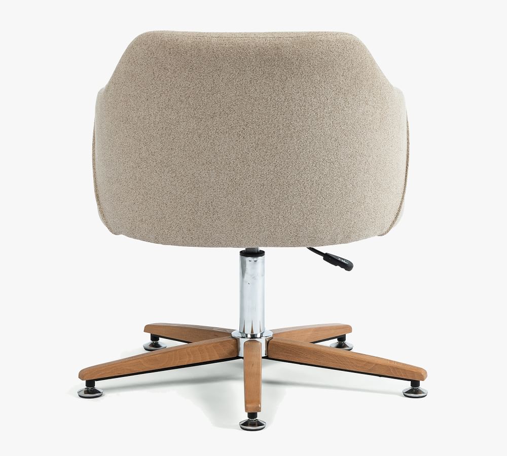 Colusa Upholstered Swivel Desk Chair thumbnail 4
