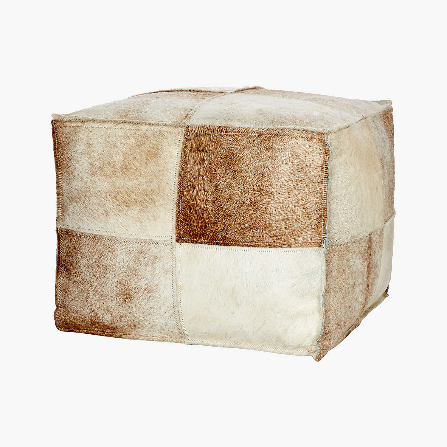ABELE SAND HAIR ON HIDE POUF thumbnail 2