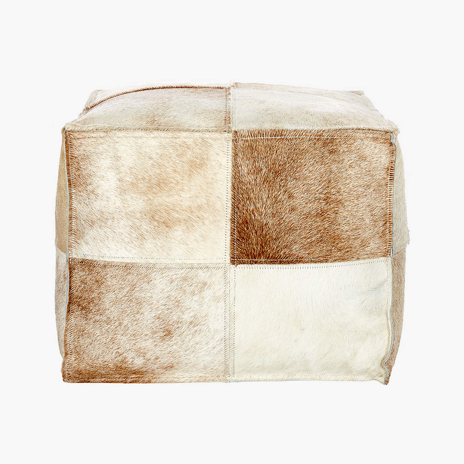 ABELE SAND HAIR ON HIDE POUF thumbnail 3