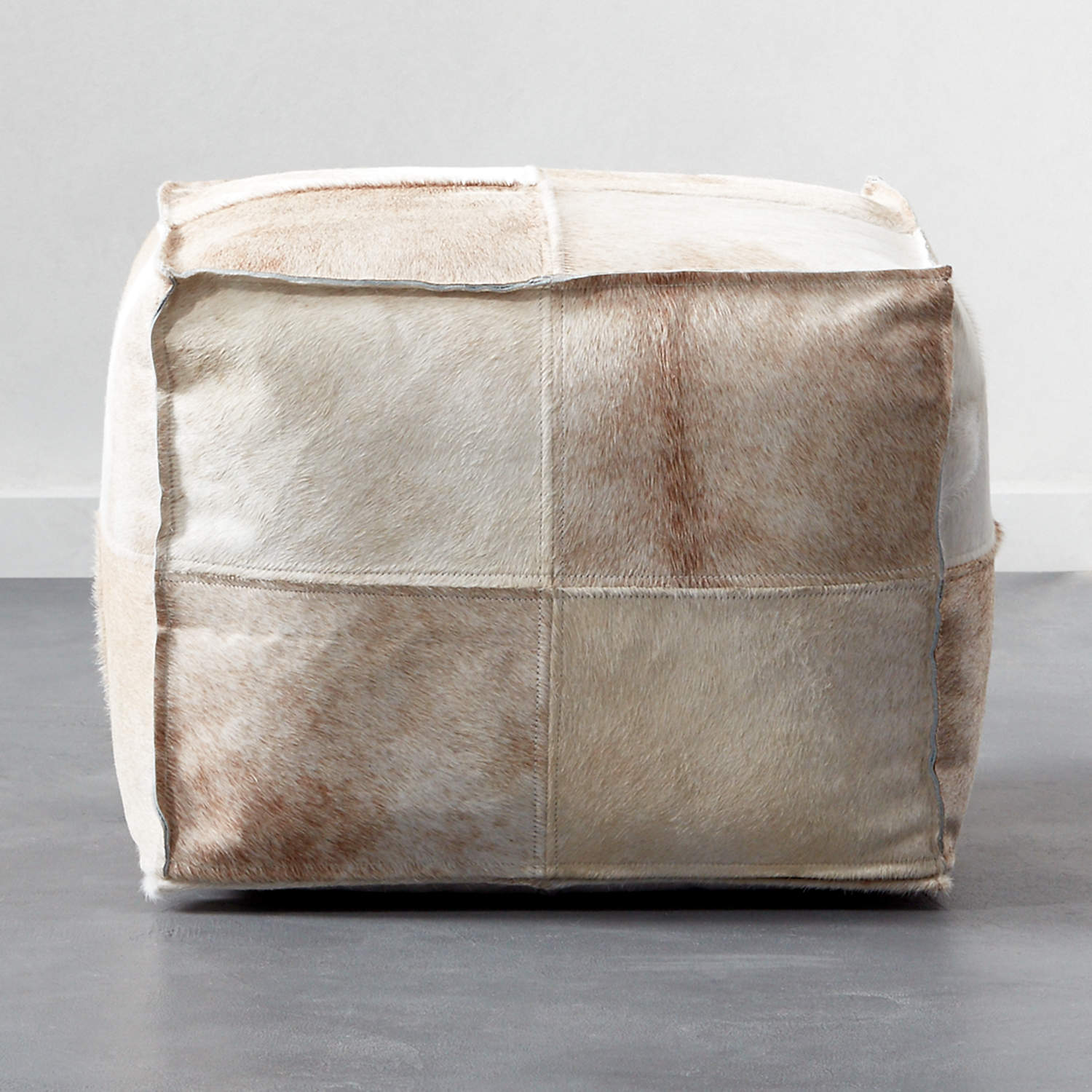 ABELE SAND HAIR ON HIDE POUF thumbnail 5