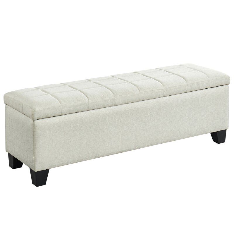 Lizzie Upholstered Storage Bench thumbnail 3