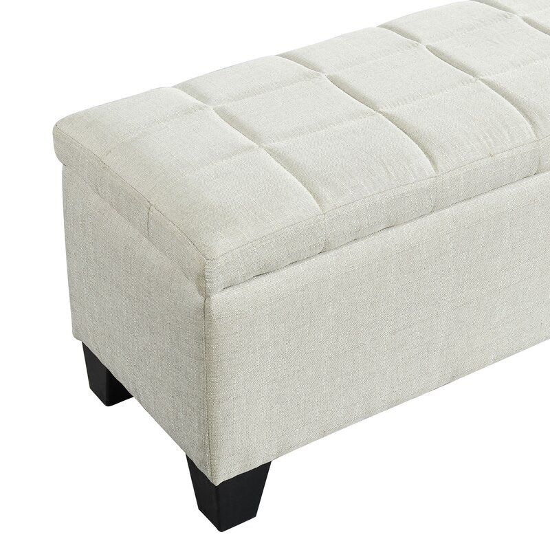 Lizzie Upholstered Storage Bench thumbnail 5