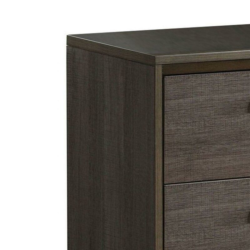 Laverock 2 Drawer Solid Wood Nightstand thumbnail 2