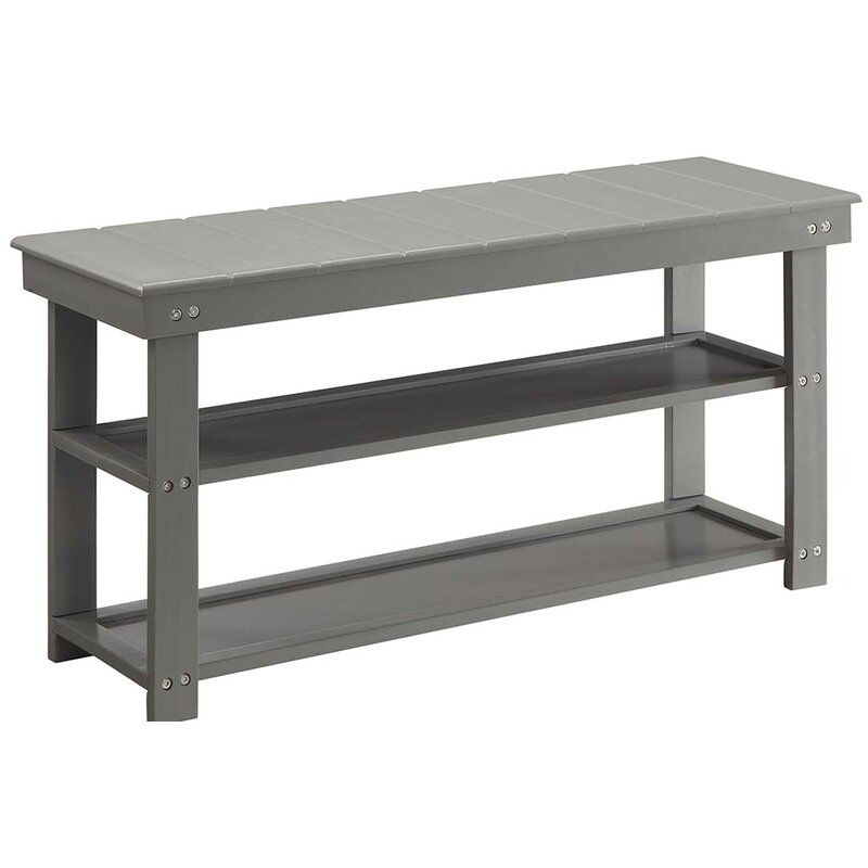 Stoneford Wood Storage Bench thumbnail 2