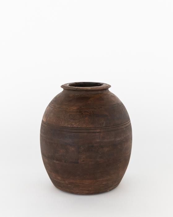 Aged Wood Vase thumbnail 2