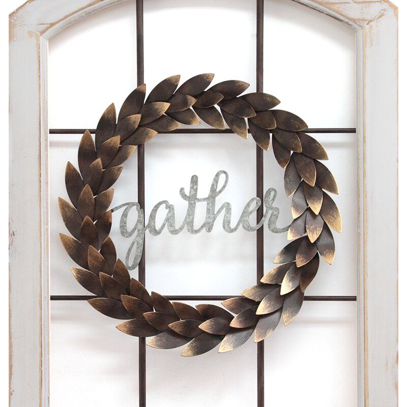 Decorative Window and Wreath Wall Decor  thumbnail 6