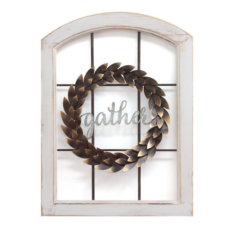 Decorative Window and Wreath Wall Decor  thumbnail 7
