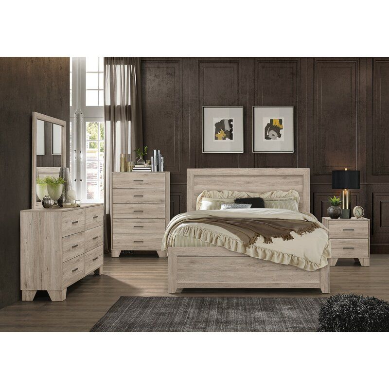 Beckville Drawer Nightstand in Light Oak thumbnail 2