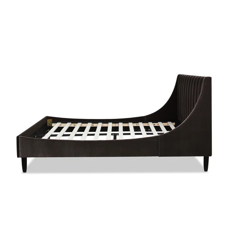 Ciceklic Tufted Upholstered Low Profile Platform Bed thumbnail 4